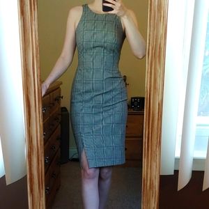 NWT Banana Republic Plaid Sheath Dress